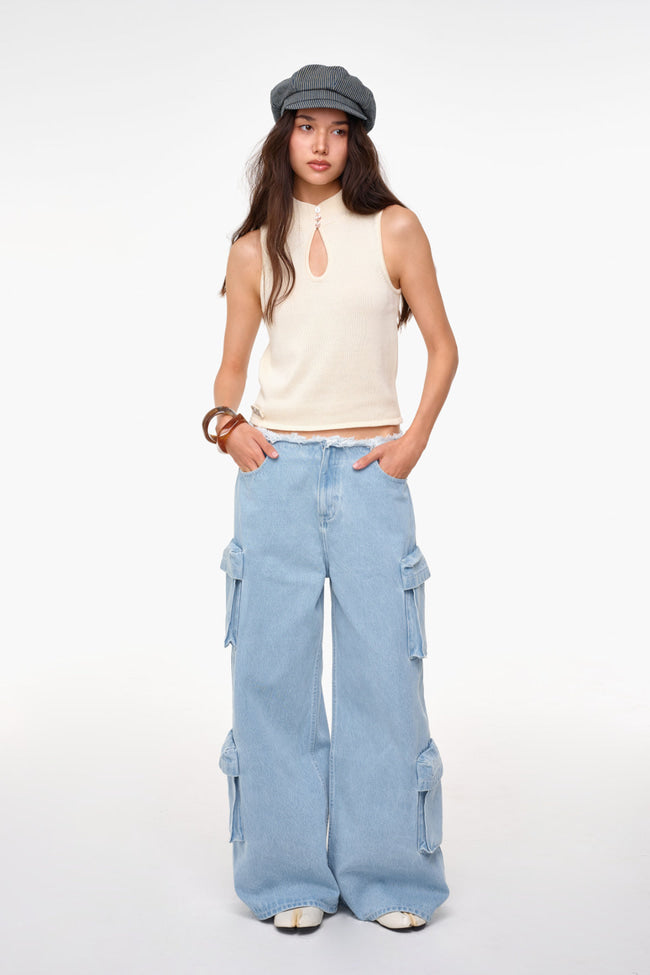 Blue Monday Cargo Jeans - GW26650