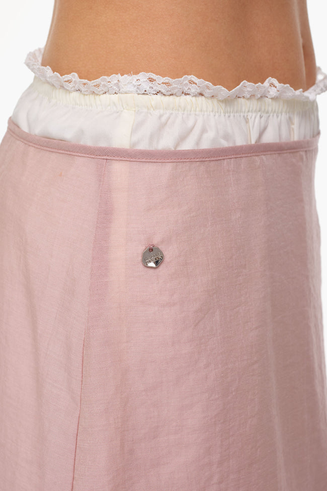 Heartbreak Slip Skirt : Pink - GW26581