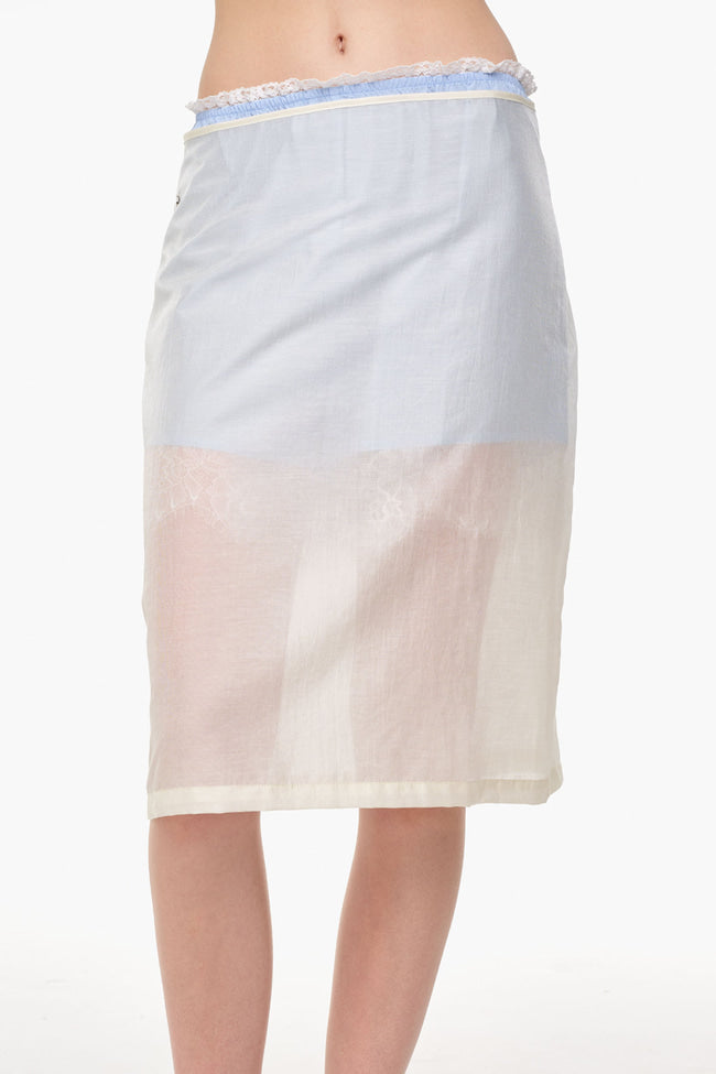 Heartbreak Slip Skirt : Cream - GW26582