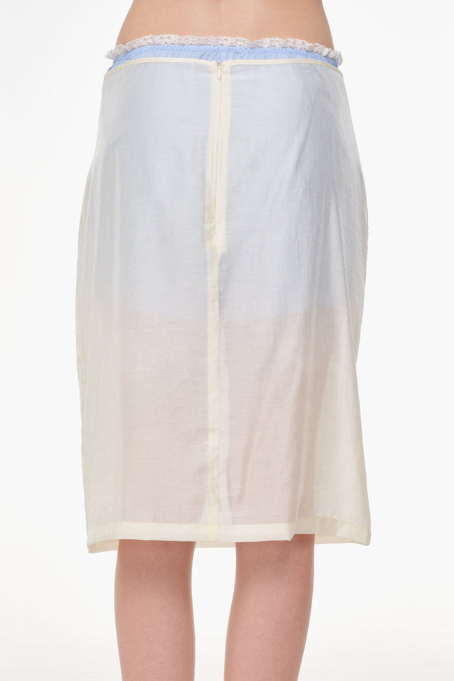 Heartbreak Slip Skirt : Cream - GW26582