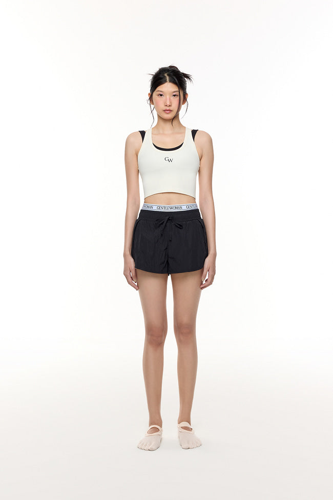 Black Flutter Shorts - GW25411