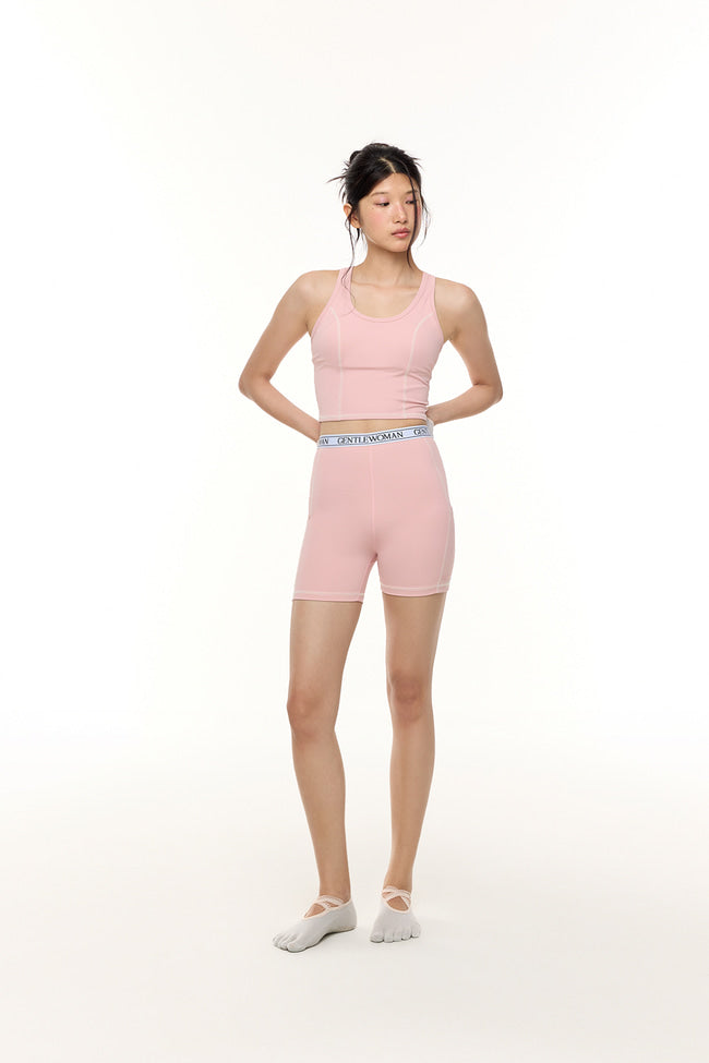 Pink Echo Biker Shorts - GW25420