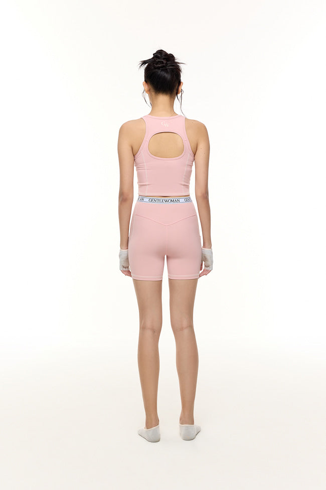 Pink Echo Biker Shorts - GW25420