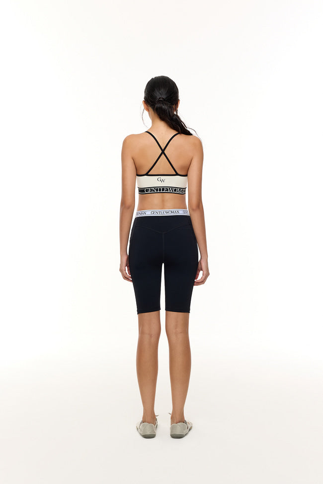 Black Pulse Biker Shorts - GW25409