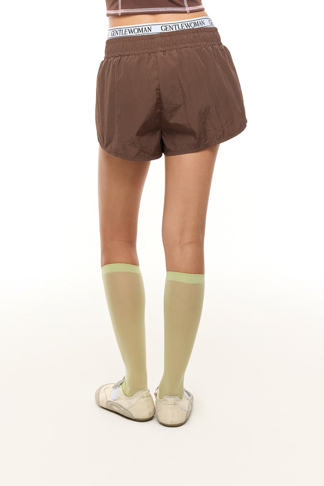 Brown Flutter Shorts - GW25412