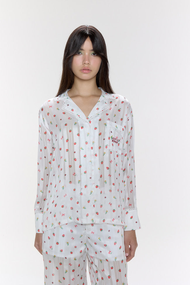 Strawberry Meadow Long Sleeve Top - GW26807