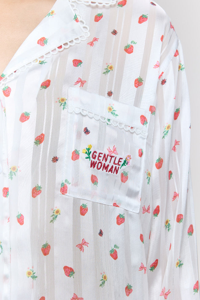 Strawberry Meadow Long Sleeve Top - GW26807