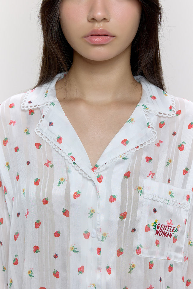 Strawberry Meadow Long Sleeve Top - GW26807