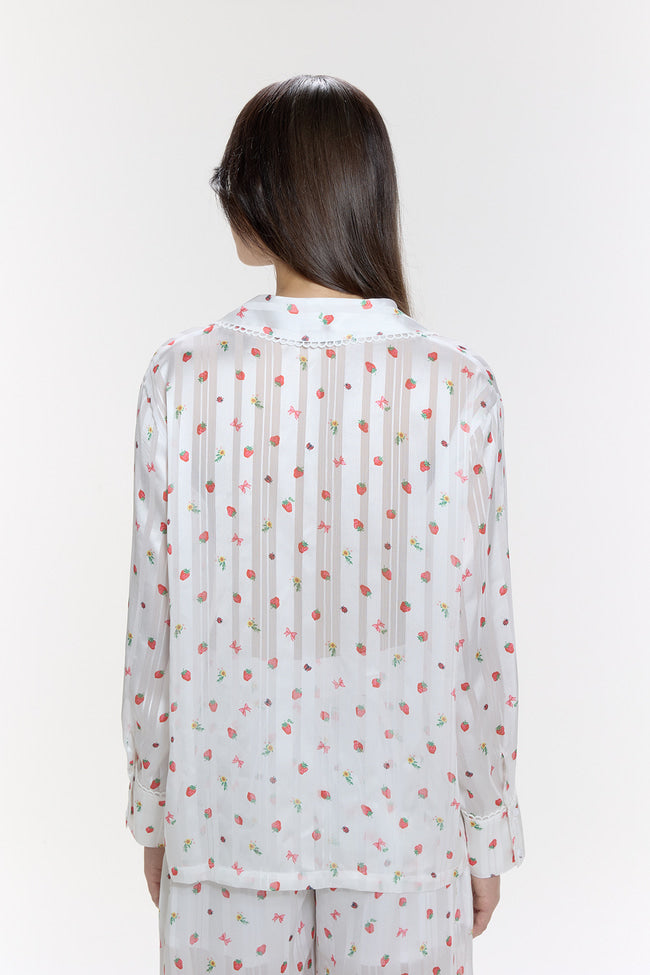 Strawberry Meadow Long Sleeve Top - GW26807
