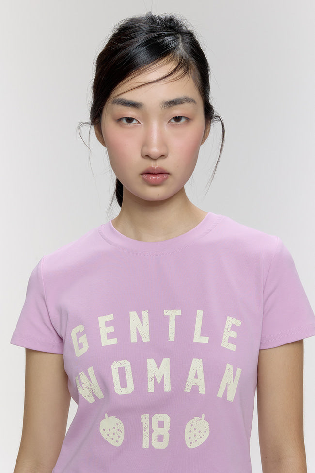 Strawberry League Baby Tee : Purple - GW26829