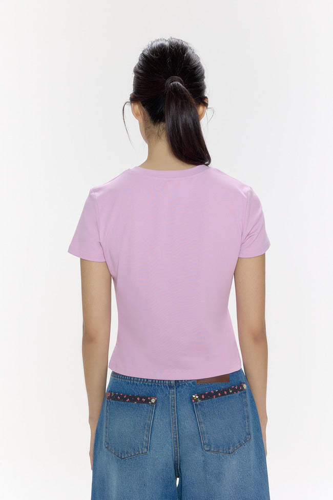 Strawberry League Baby Tee : Purple - GW26829