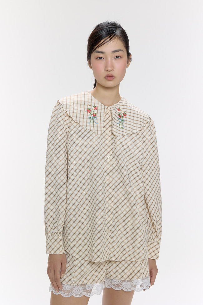 Strawberry Cottage Garden Long Sleeve Top - GW26833