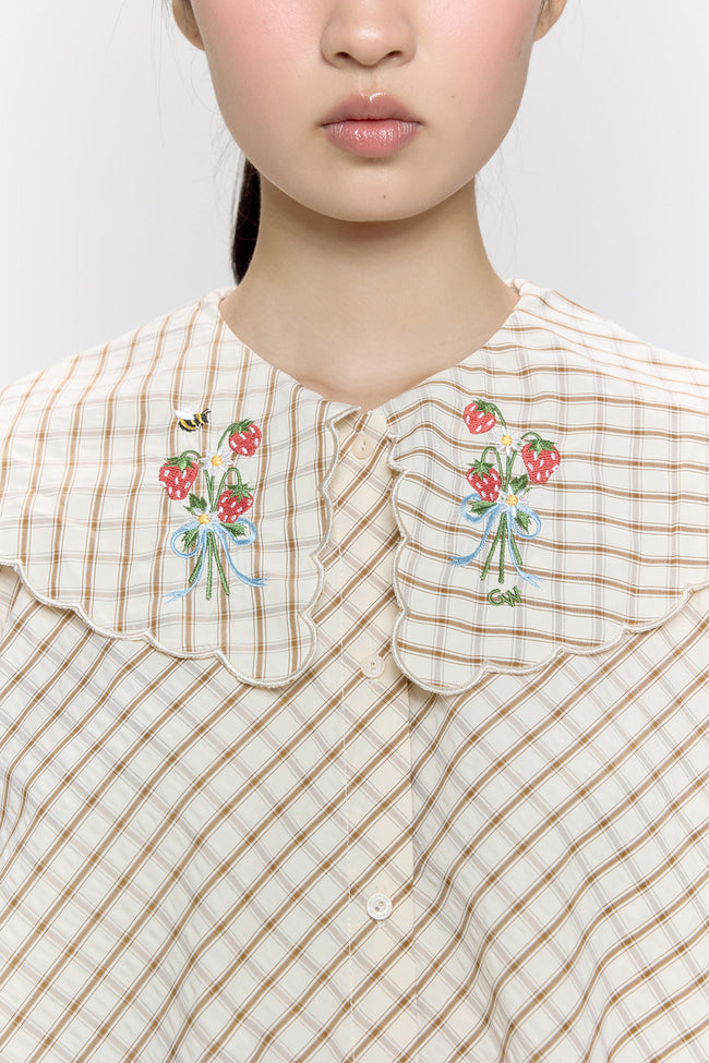 Strawberry Cottage Garden Long Sleeve Top - GW26833