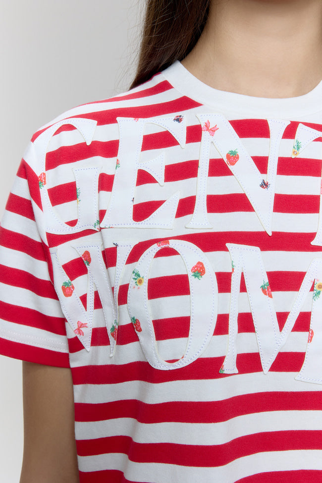 Strawberry Striped T-shirt - GW26803