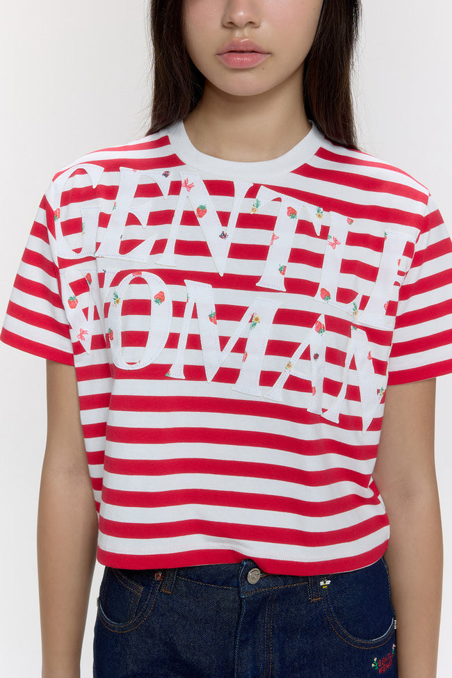 Strawberry Striped T-shirt - GW26803