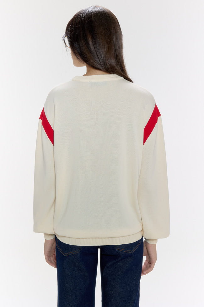 Sunflower Strawberry Long Sleeve Knit Top - GW26824