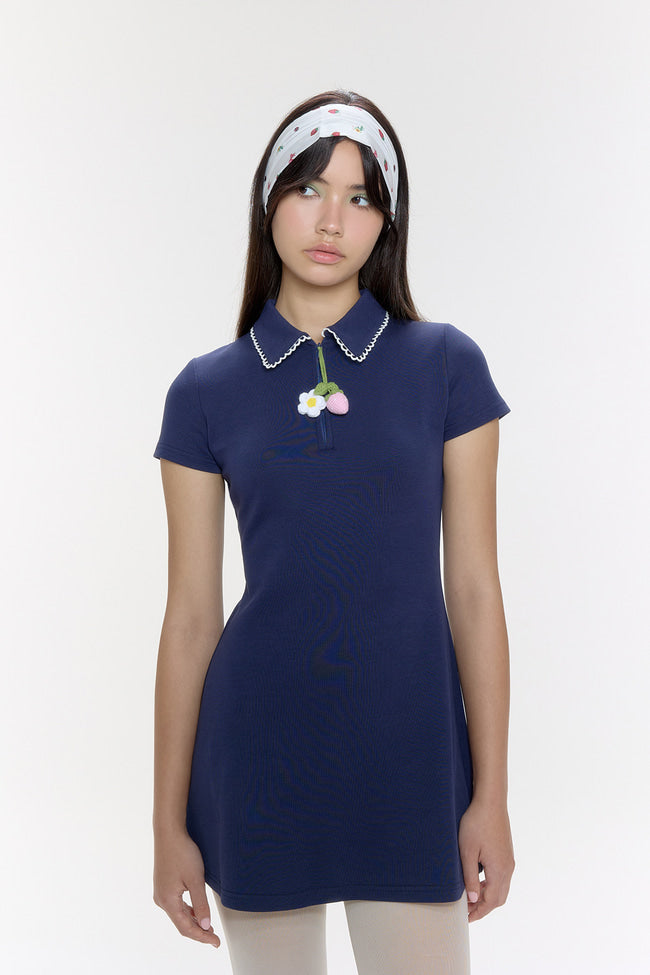 Strawberry Charm Polo Dress - GW26828