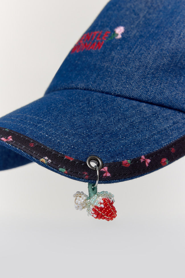 Strawberry Fields Denim Cap - GW26826