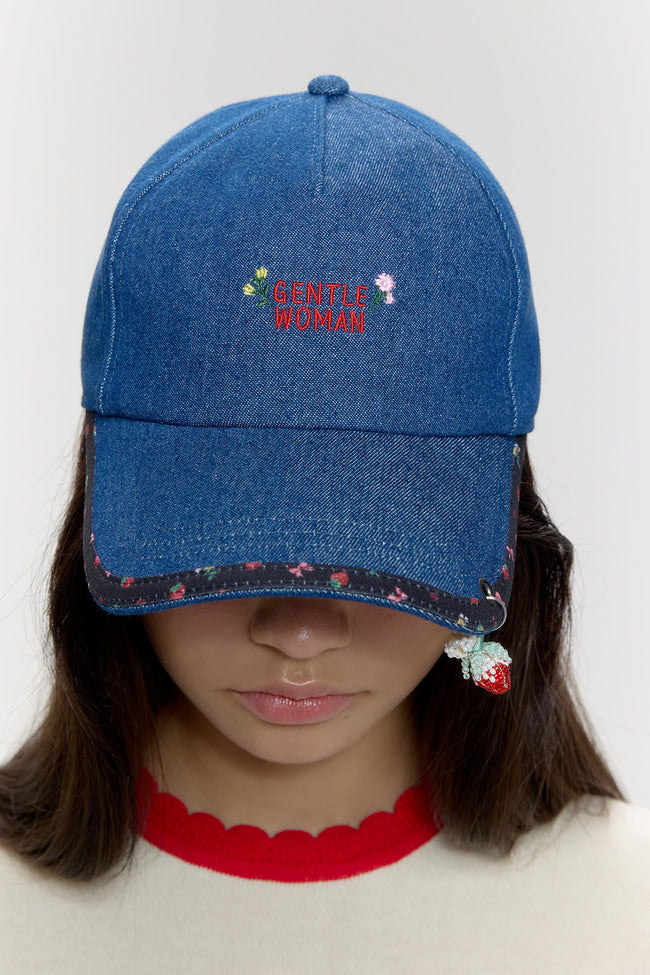 Strawberry Fields Denim Cap - GW26826