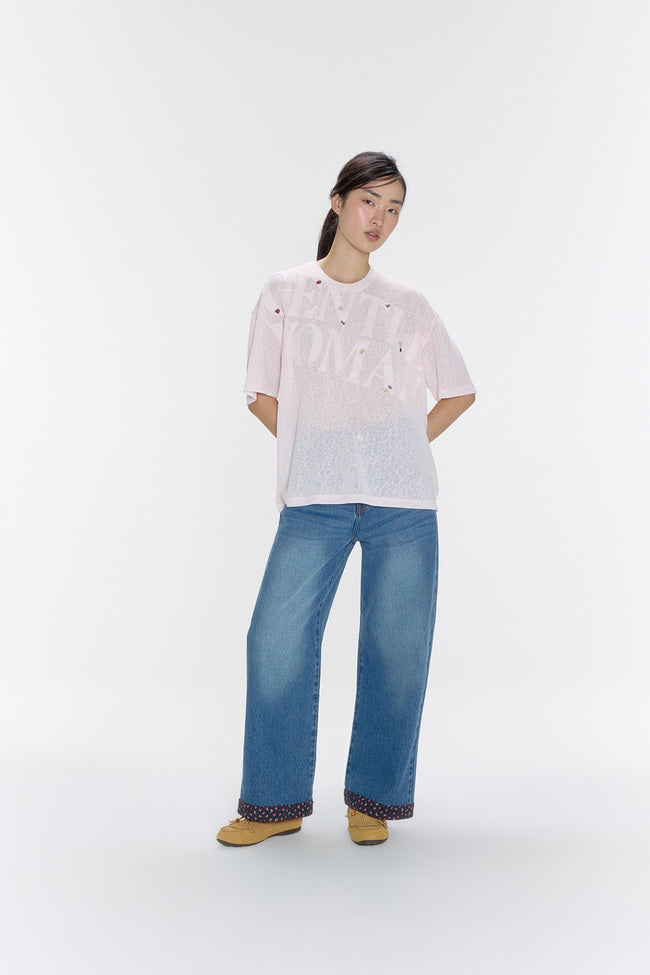 Honey Berry Meadow Sheer T-shirt - GW26802