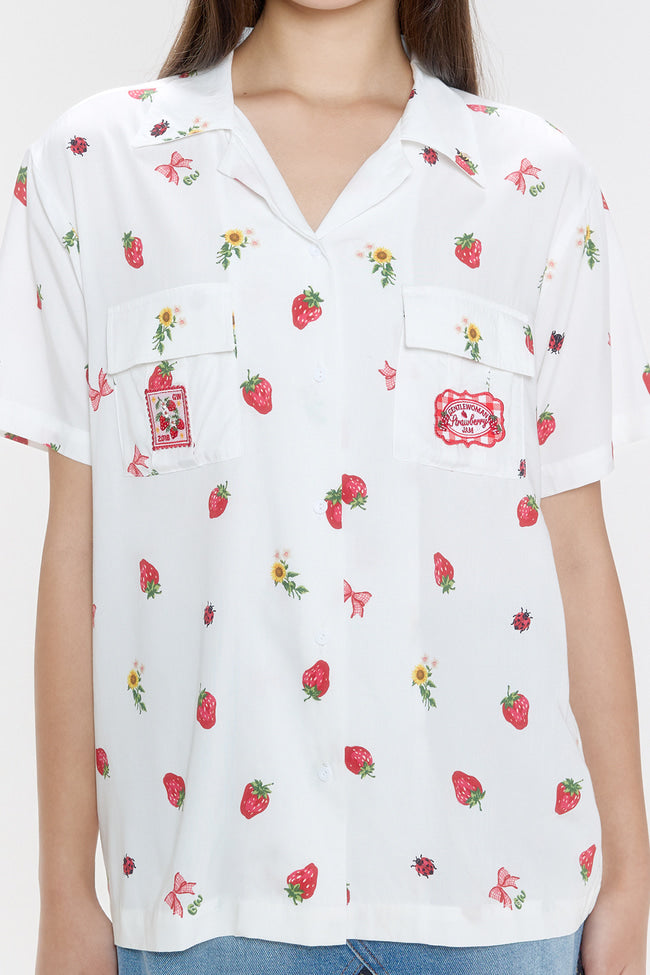 Strawberry Meadow Short Sleeve Shirt - GW26809
