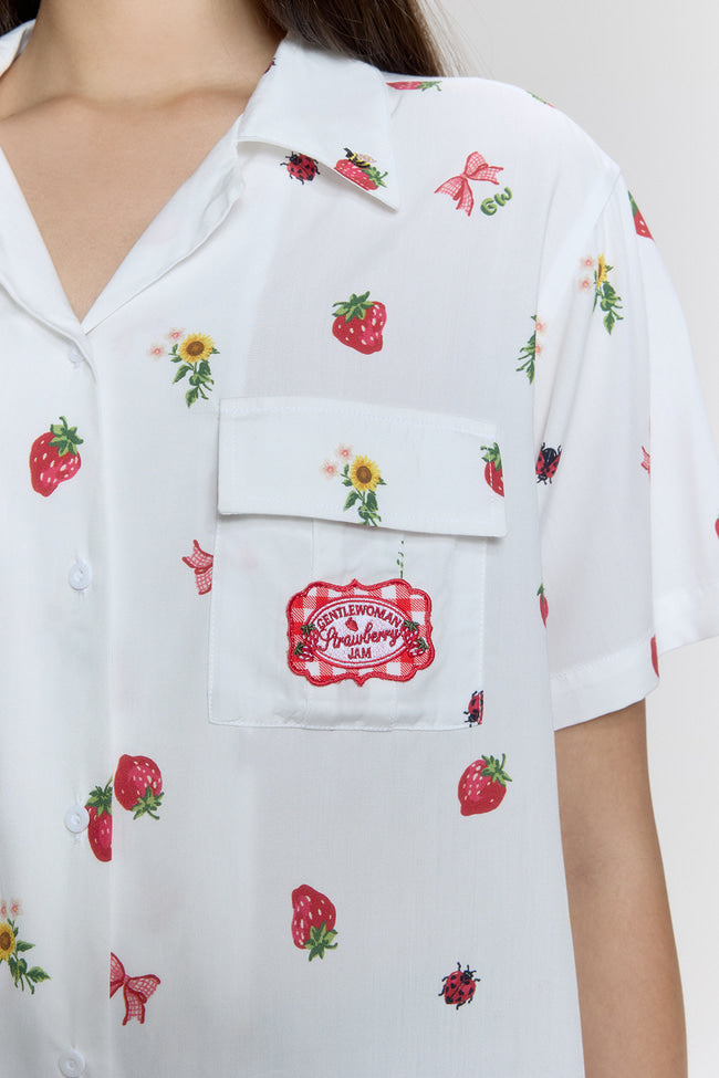 Strawberry Meadow Short Sleeve Shirt - GW26809