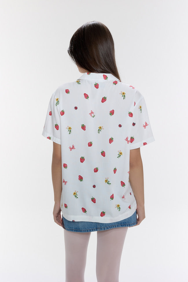 Strawberry Meadow Short Sleeve Shirt - GW26809