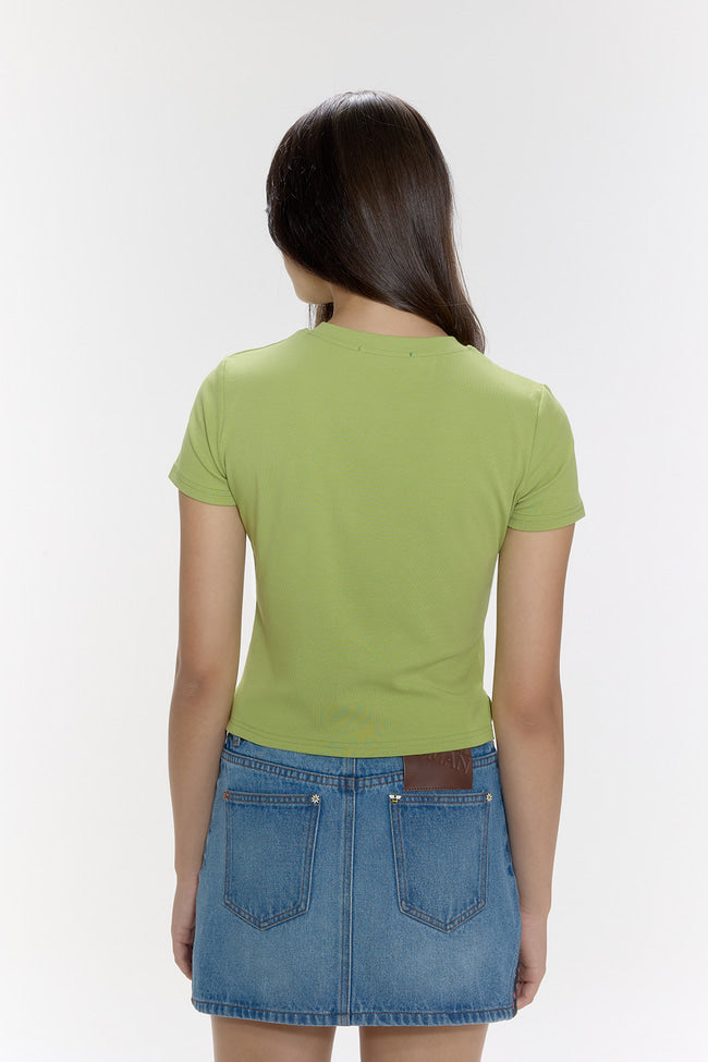 Strawberry League Baby Tee : Green - GW26830