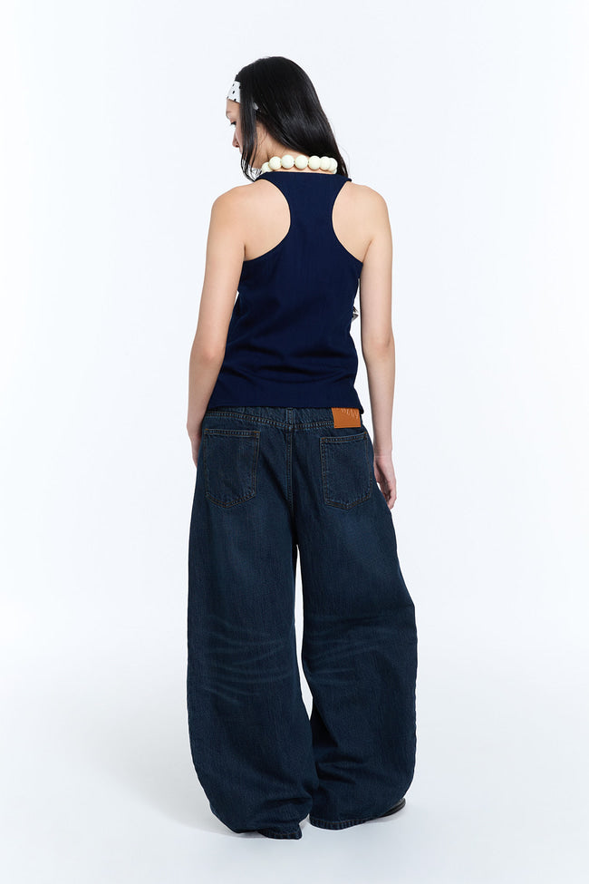 REVERSE DENIM TANK TOP - GW26492
