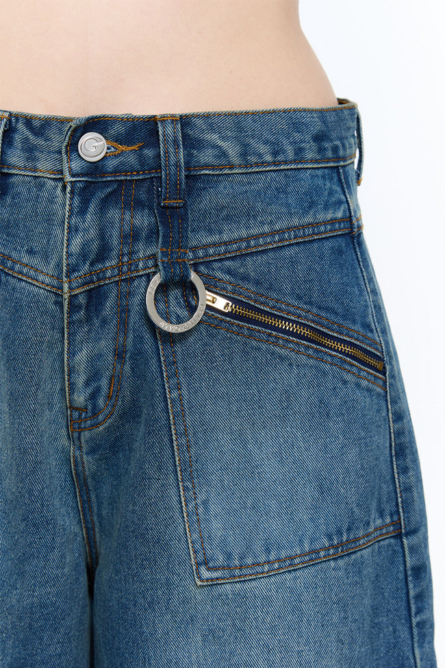 UTILITY BARREL JEANS - GW26501