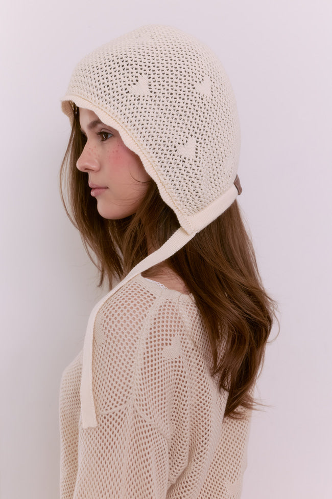 Poem In Beige Bonnet Hat - GW25410