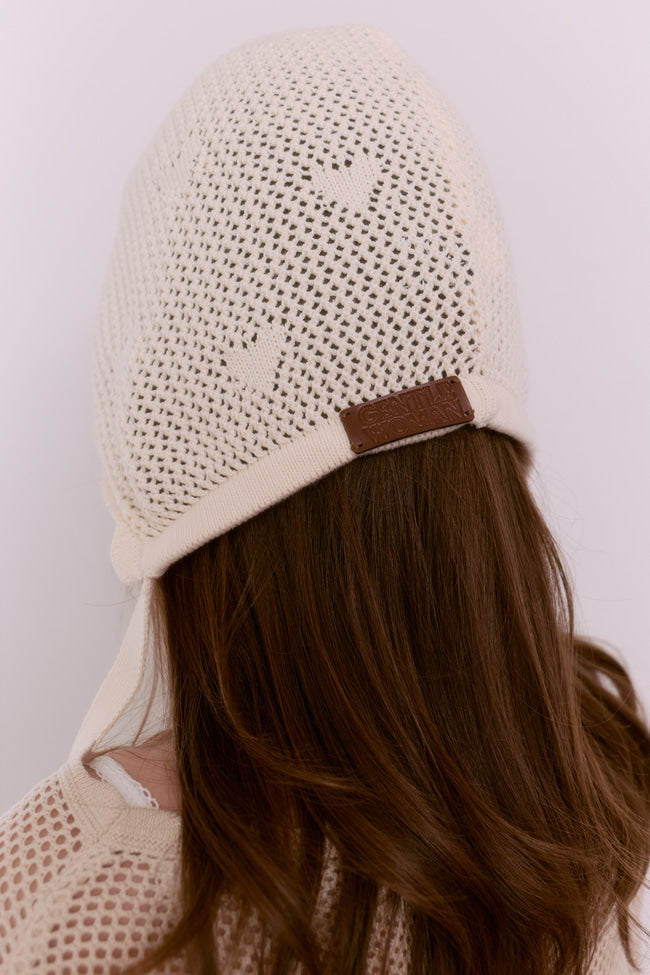 Poem In Beige Bonnet Hat - GW25410