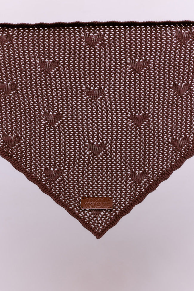 Milky Mocha Pointelle Scarf - GW26406