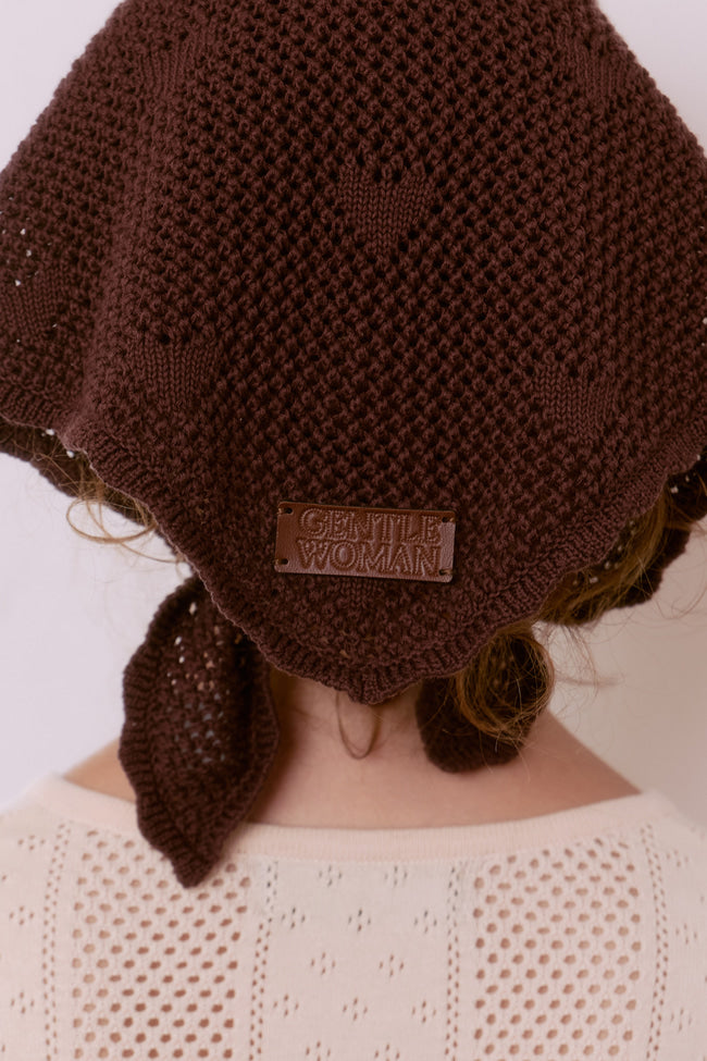 Milky Mocha Pointelle Scarf - GW26406