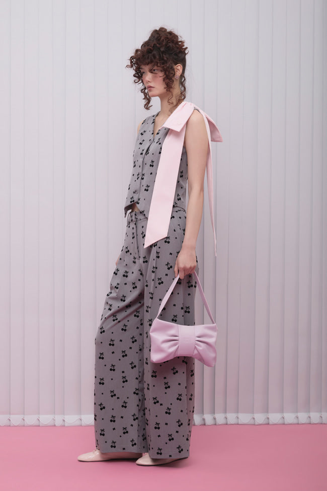 PETITE BOW SHOULDER BAG: PINK - GW27509
