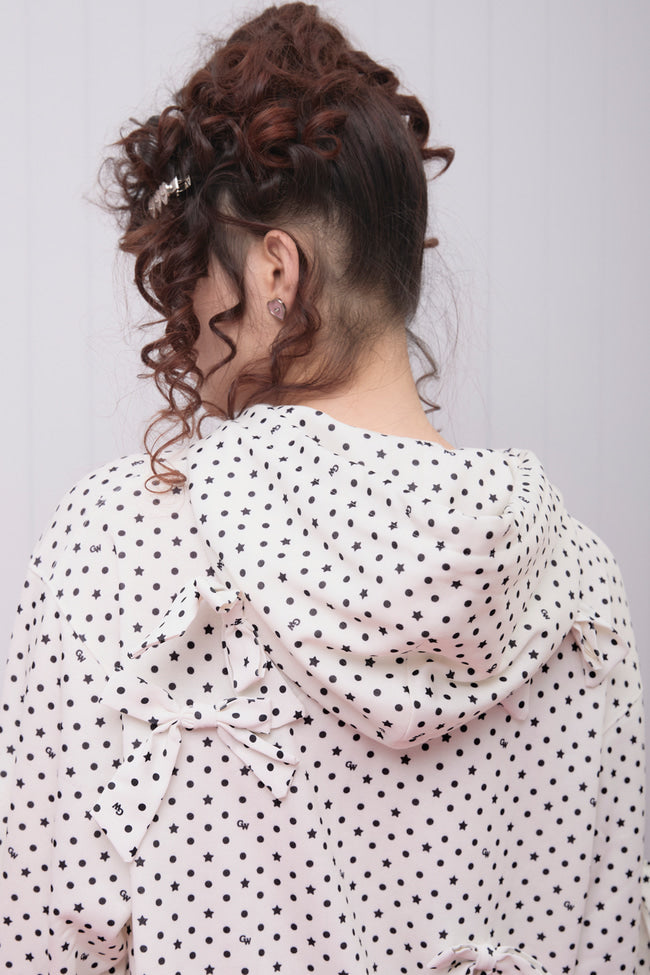 Dotty Bow Hoodie - GW27050