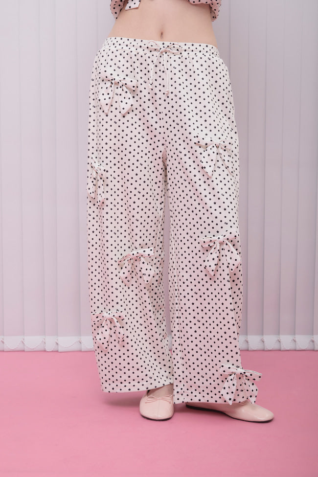 Dotty Bow Sweatpants - GW27051