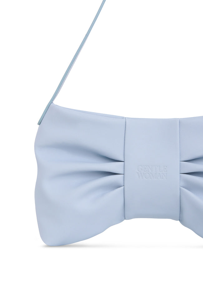 PETITE BOW SHOULDER BAG: BLUE - GW27510