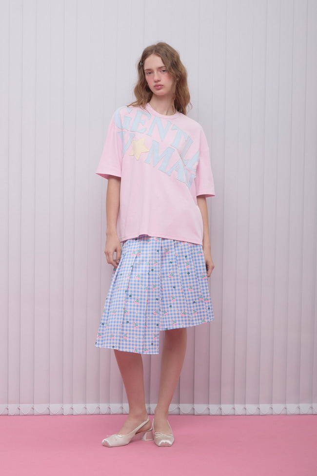 Scrapbook Oversized Tee : Pink - GW27056