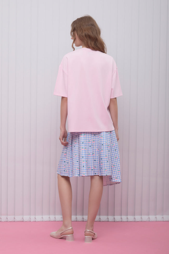 Scrapbook Oversized Tee : Pink - GW27056