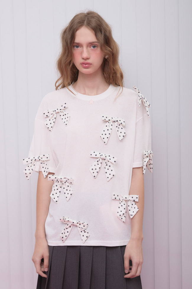 Bouquet White Tee - GW27055