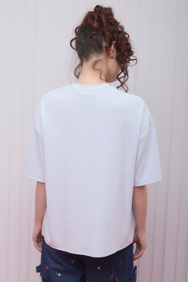 Scrapbook Oversized Tee : Blue - GW27057