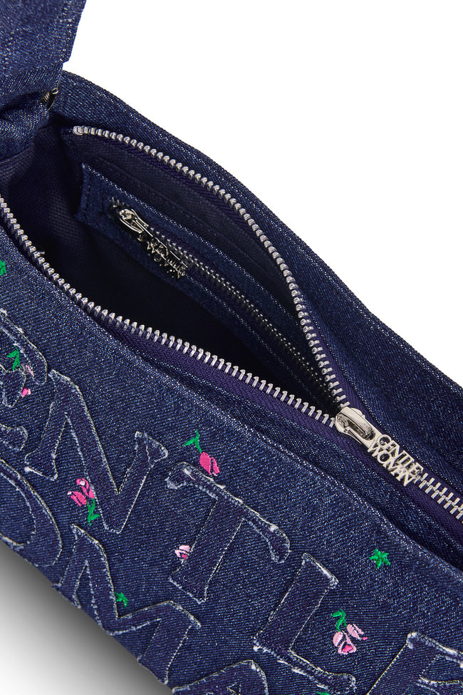 BELLE BOW SHOULDER BAG: NAVY - GW27516