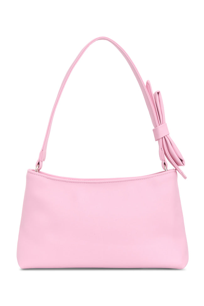 BELLE BOW SHOULDER BAG: PINK - GW27514