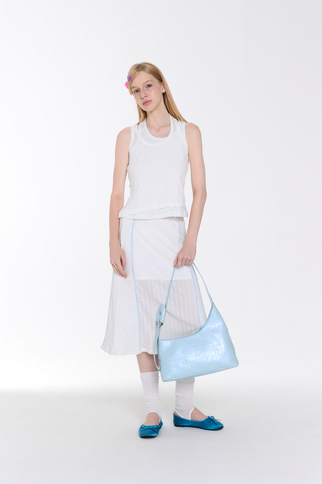CLASSIC BUCKLE BABE BAG: LIGHT BLUE - GW27972