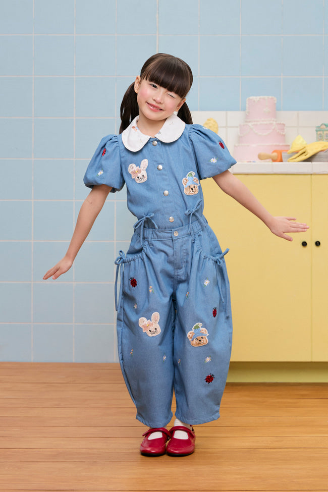 Playful Secrets Denim Trousers - LW22786