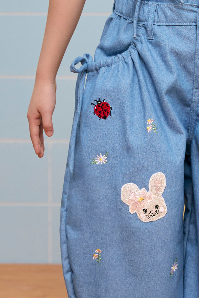 Playful Secrets Denim Trousers - LW22786