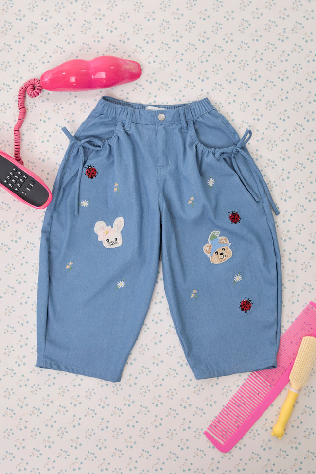 Playful Secrets Denim Trousers - LW22786