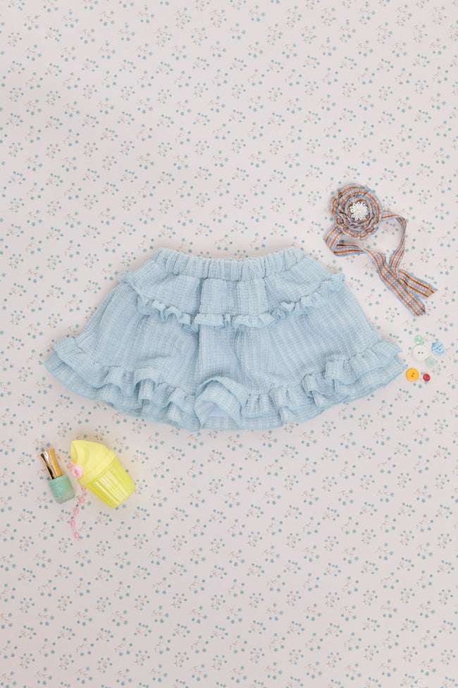 Sky Wander Buddies Mini Skirt - LW22795