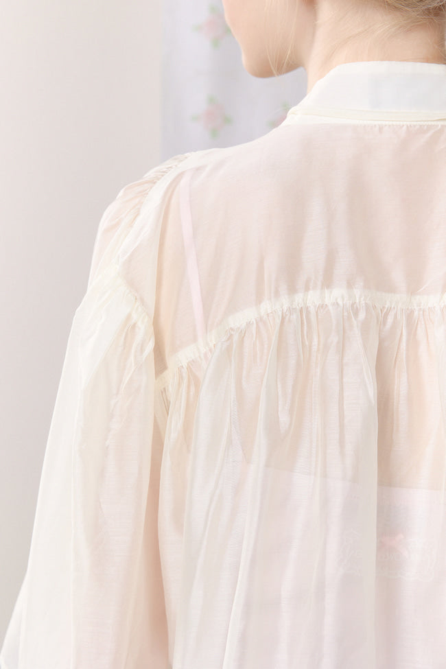 Ivory Rose Long Sleeve Top - GW27409
